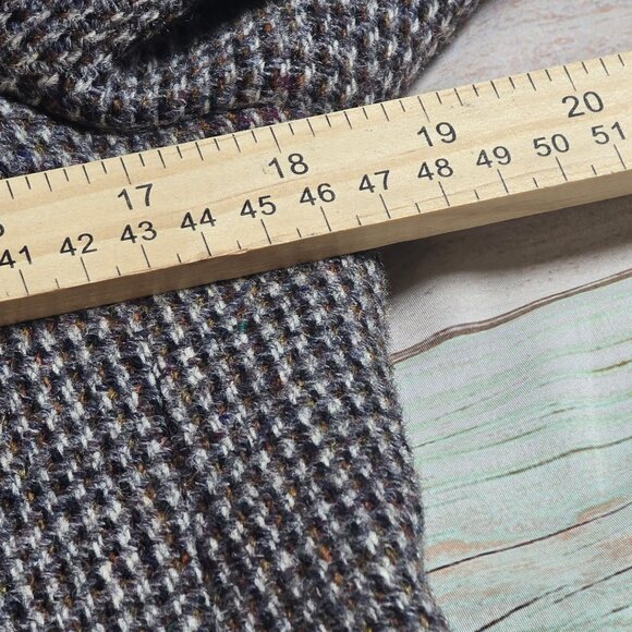 Vintage Eagle Clothes Grey Harris Tweed Blazer, Men's 40R - Picture 10 of 12